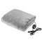 Stalwart Electric Car Blanket-Outdoor Heated 12V Travel Throw-Fleece, 3 Settings, Auto Shutoff-For Road Trips